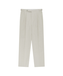 BELLIEF（ベリーフ）の「Essential Cotton Twill Adjust 2-Pleated Relaxed Chino (Light Beige)（その他パンツ）」