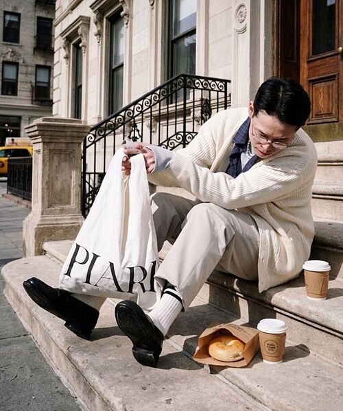 BELLIEF(ベリーフ)の「Essential Cotton Twill Adjust 2-Pleated Relaxed Chino (Light Beige)(その他パンツ・メンズ・その他・LARGE/X-LARGE/MEDIUM)」の3枚目の写真