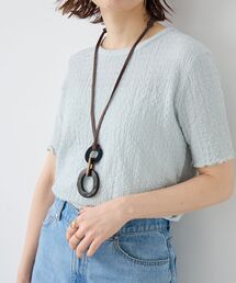 le.coeur blanc | 《WEB限定アイテム》シュリンクジャージーメロウトップス(Tシャツ/カットソー)