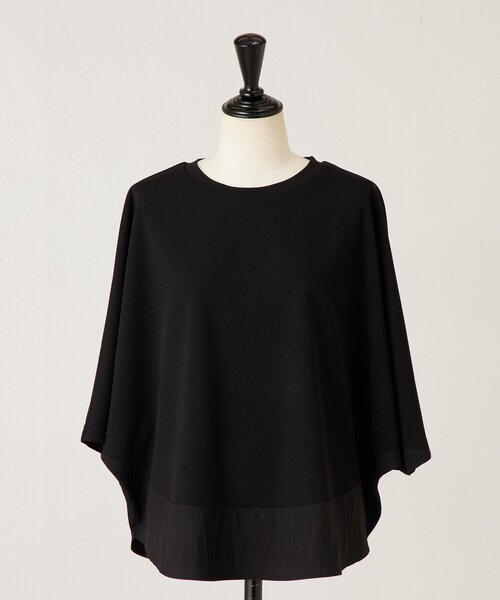 BEARDSLEY（ビアズリー）の「ラウンドヘムドルマンカットソー（Tシャツ/カットソー・レディース・ブラック/ホワイト・FREE）」の19枚目の写真