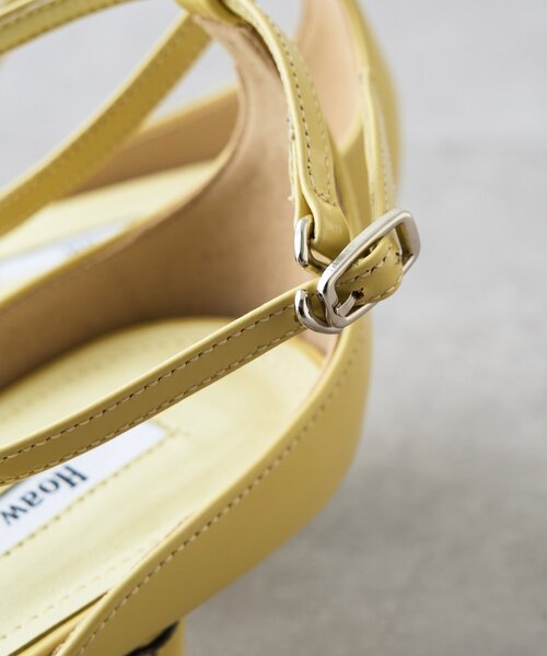 Whim Gazette（ウィムガゼット）の「＜インフルエンサーコラボカラーあり＞【Hoaw.】ストラップサンダル（サンダル・レディース・レモンイエロー/ブラック・37/36/38/35）」の13枚目の写真
