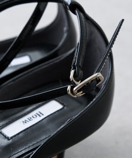 Whim Gazette（ウィムガゼット）の「＜インフルエンサーコラボカラーあり＞【Hoaw.】ストラップサンダル（サンダル・レディース・レモンイエロー/ブラック・37/36/38/35）」の16枚目の写真