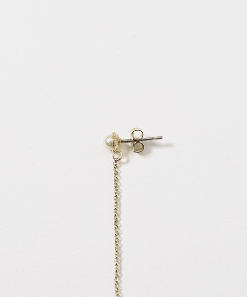JUNCO Paris(ジュンコパリ)の「Junco Paris/ジュンコパリ vintage porcelain heart earring / BO-26P-FH01-B / ヴィンテージ ハートモチーフ チェーンピアス(ピアス(両耳用)・レディース・レッド/ブルー・ONE SIZE)」の8枚目の写真