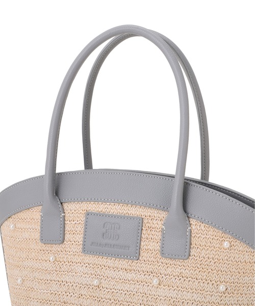 JILL by JILL STUART(ジルバイジルスチュアート)の「パールトッピングバスケット(トートバッグ・レディース・ピンク/ホワイト/ブルー・FREE)」の12枚目の写真