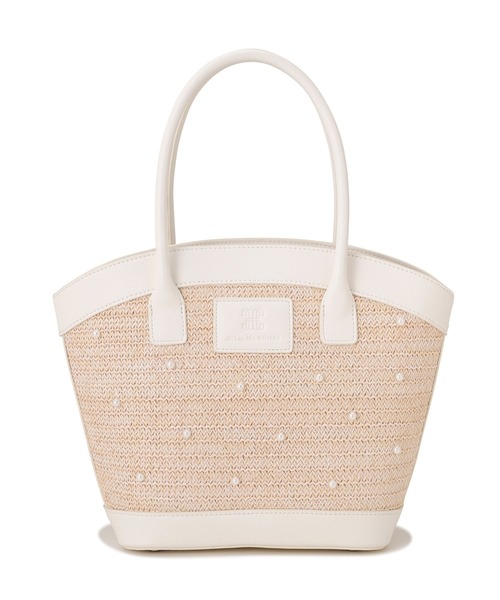 JILL by JILL STUART(ジルバイジルスチュアート)の「パールトッピングバスケット(トートバッグ・レディース・ピンク/ホワイト/ブルー・FREE)」の8枚目の写真