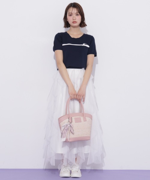 JILL by JILL STUART(ジルバイジルスチュアート)の「パールトッピングバスケット(トートバッグ・レディース・ピンク/ホワイト/ブルー・FREE)」の19枚目の写真