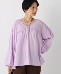 セール】≪接触冷感≫リネンブレンドスキッパーシャツ/659649（シャツ