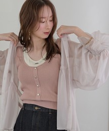 mideal | layered design tank top / レイヤードデザインタンクトップ(タンクトップ)