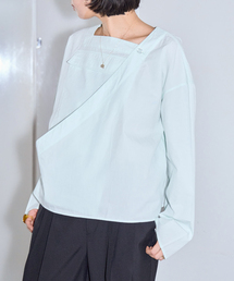 SEEALL（シーオール）の「SEEALL ASYMMETRIC POCKET TOP SAW63 TP302：シャツ（シャツ/ブラウス）」