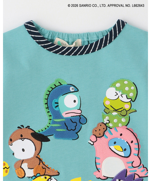 baby cheer（ベイビーチアー）の「【はぴだんぶい】恐竜Tシャツ（Tシャツ/カットソー・キッズ・ライトベージュ/ブルー・80ｃｍ/90cm/100cm/110cm/120cm）」の4枚目の写真