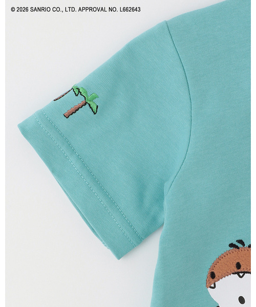 baby cheer（ベイビーチアー）の「【はぴだんぶい】恐竜Tシャツ（Tシャツ/カットソー・キッズ・ライトベージュ/ブルー・80ｃｍ/90cm/100cm/110cm/120cm）」の6枚目の写真