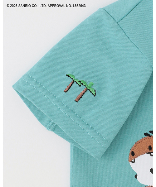 baby cheer（ベイビーチアー）の「【はぴだんぶい】恐竜Tシャツ（Tシャツ/カットソー・キッズ・ライトベージュ/ブルー・80ｃｍ/90cm/100cm/110cm/120cm）」の7枚目の写真