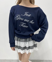 ワンショルメッセージトップス