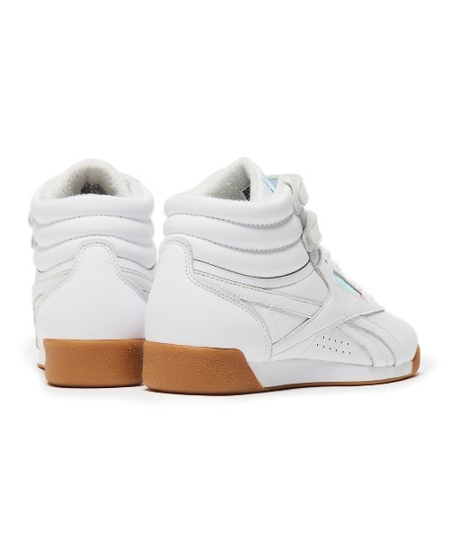 Reebok(リーボック)の「REEBOK F/S HI(リーボック フリースタイル ハイ)(スニーカー・レディース・ホワイト系・23cm/23.5cm/24cm/24.5cm/25cm)」の2枚目の写真