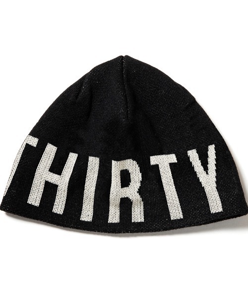 430(フォーサーティ)の「mko13560- LOGO BEANIE ニット帽(26-109)(ニットキャップ/ビーニー・メンズ・ブラック・FREE)」の9枚目の写真