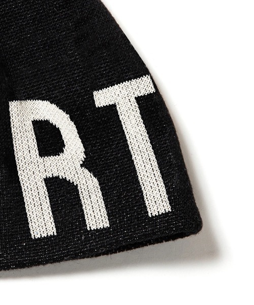 430(フォーサーティ)の「mko13560- LOGO BEANIE ニット帽(26-109)(ニットキャップ/ビーニー・メンズ・ブラック・FREE)」の12枚目の写真