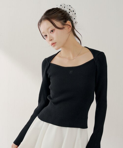 Chico（チコ）の「プレートチャーム付きアソートシュシュ（イヤリング・レディース・ホワイト系その他/ブラック/アイボリー・FREE）」の5枚目の写真