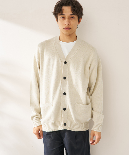 B.C STOCK(ベーセーストック)の「SCI-SCI オーバーカーディガン(カーディガン/ボレロ・メンズ・アイボリー・LARGE/MEDIUM)」の4枚目の写真