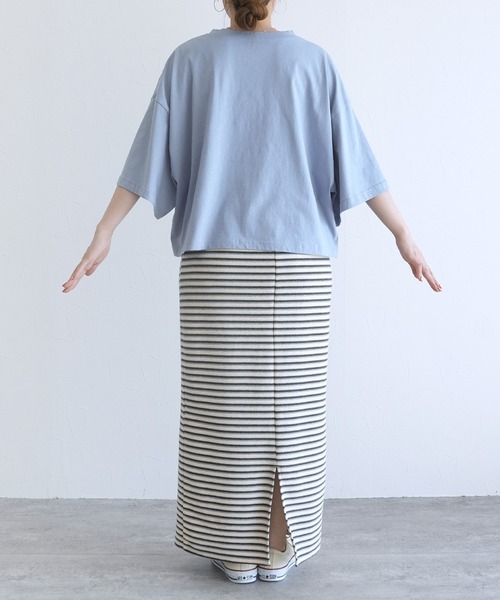 reca（レカ）の「ロゴプリントカットソー（Tシャツ/カットソー・レディース・オフホワイト/ブラック/ブルー系その他・M）」の18枚目の写真