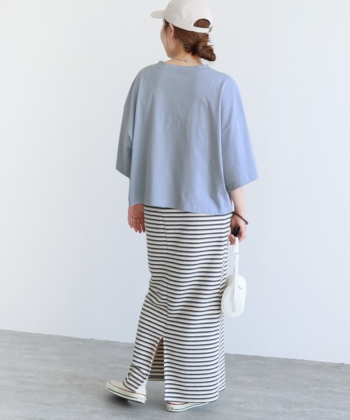 reca（レカ）の「ロゴプリントカットソー（Tシャツ/カットソー・レディース・オフホワイト/ブラック/ブルー系その他・M）」の22枚目の写真