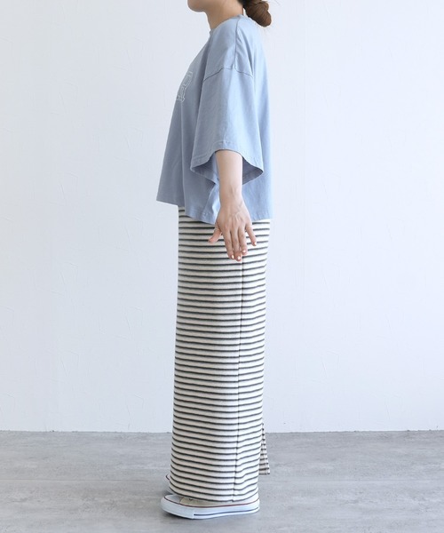 reca（レカ）の「ロゴプリントカットソー（Tシャツ/カットソー・レディース・オフホワイト/ブラック/ブルー系その他・M）」の19枚目の写真