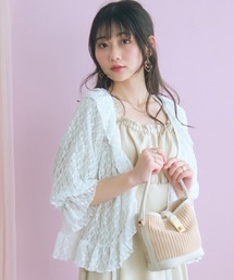 marun | ＜大きいサイズ＞レースショートボレロ marun(カーディガン/ボレロ)