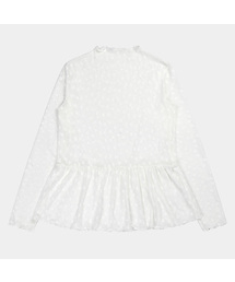 [メッシュ]フラワーシャーリングTシャツ (KYTS2512055)