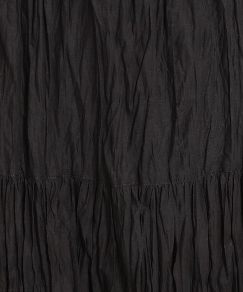 couture brooch(クチュールブローチ)の「綿ローンティアードスカート(スカート・レディース・ホワイト/ブラック・38/40)」の8枚目の写真