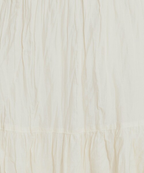 couture brooch(クチュールブローチ)の「綿ローンティアードスカート(スカート・レディース・ホワイト/ブラック・38/40)」の15枚目の写真