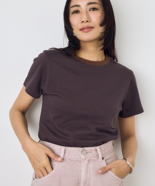 セール】ミニボーダーTシャツ（Tシャツ/カットソー）｜AZUL BY MOUSSY