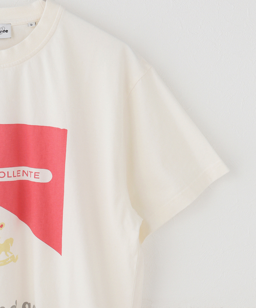Carne Bollente(カルネボレンテ)の「Carne Bollente / カルネボレンテ Breakfast in Bed(Tシャツ/カットソー・レディース・アイボリー・SMALL/MEDIUM)」の6枚目の写真