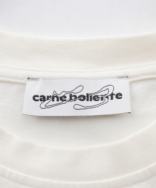 Carne Bollente(カルネボレンテ)の「Carne Bollente / カルネボレンテ Breakfast in Bed(Tシャツ/カットソー・レディース・アイボリー・SMALL/MEDIUM)」の7枚目の写真