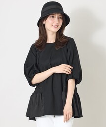 TO BE CHIC（トゥー ビー シック）の「スモッキング ティアードチュニック（Tシャツ/カットソー）」