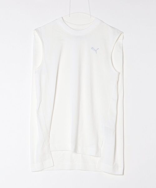 PUMA（プーマ）の「プーマ PUMA ESS ELEVATED MX SL Tシャツ（Tシャツ/カットソー・レディース・ホワイト/ブラック・M/L）」の10枚目の写真
