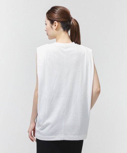 PUMA（プーマ）の「プーマ PUMA ESS ELEVATED MX SL Tシャツ（Tシャツ/カットソー・レディース・ホワイト/ブラック・M/L）」の4枚目の写真