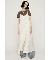 SLY(�X���C)��RANDOM FRILL CAMI OP �����_���t�����L���~�����s�[�X �t�� �ĕ�(�����s�[�X)