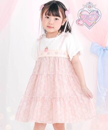 SLAP SLIP | 【スラプリ】花柄シフォンレースリボンワンピース(80~130cm)(ワンピース)