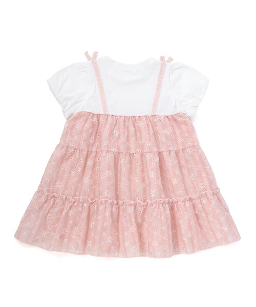 SLAP SLIP（スラップスリップ）の「【スラプリ】花柄シフォンレースリボンワンピース(80~130cm)（ワンピース・キッズ・ピンク系その他/ブルー系その他・90cm/80ｃｍ/130cm/110cm/100cm/120cm）」の9枚目の写真