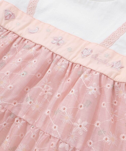 SLAP SLIP（スラップスリップ）の「【スラプリ】花柄シフォンレースリボンワンピース(80~130cm)（ワンピース・キッズ・ピンク系その他/ブルー系その他・90cm/80ｃｍ/130cm/110cm/100cm/120cm）」の10枚目の写真