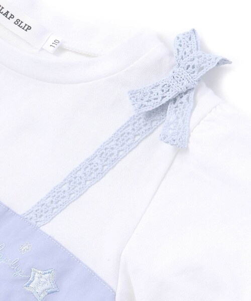 SLAP SLIP（スラップスリップ）の「【スラプリ】花柄シフォンレースリボンワンピース(80~130cm)（ワンピース・キッズ・ピンク系その他/ブルー系その他・90cm/80ｃｍ/130cm/110cm/100cm/120cm）」の14枚目の写真