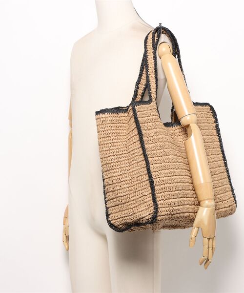 gossara(ゴサラ)の「【大容量BAGが登場!】ペーパーBIGトートBAG(トートバッグ・レディース・ベージュ・FREE)」の2枚目の写真