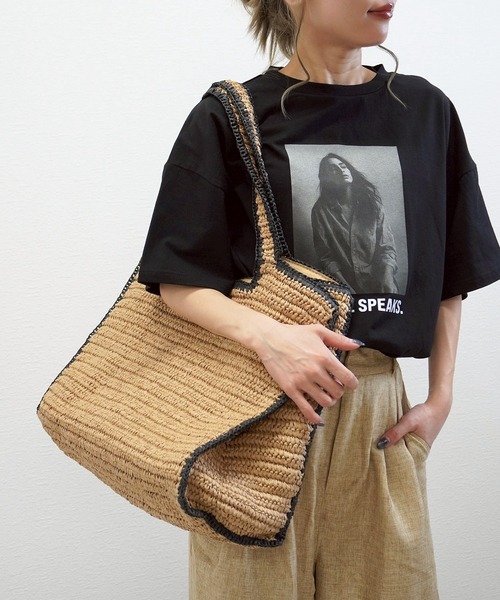 gossara(ゴサラ)の「【大容量BAGが登場!】ペーパーBIGトートBAG(トートバッグ・レディース・ベージュ・FREE)」の15枚目の写真