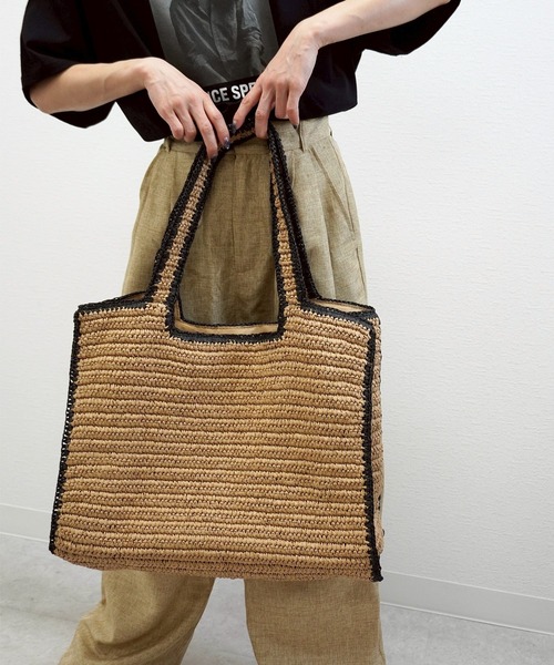 gossara(ゴサラ)の「【大容量BAGが登場!】ペーパーBIGトートBAG(トートバッグ・レディース・ベージュ・FREE)」の13枚目の写真