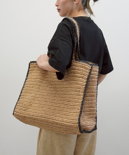 gossara(ゴサラ)の「【大容量BAGが登場!】ペーパーBIGトートBAG(トートバッグ・レディース・ベージュ・FREE)」の12枚目の写真