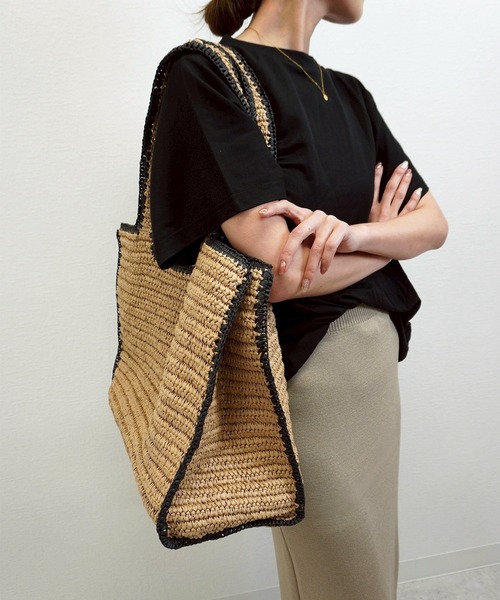gossara(ゴサラ)の「【大容量BAGが登場!】ペーパーBIGトートBAG(トートバッグ・レディース・ベージュ・FREE)」の17枚目の写真