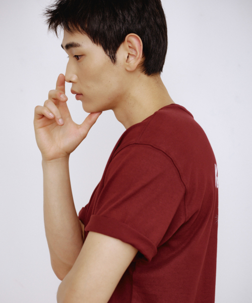 KALAPATTHAR(カラパタール)の「BACK KP TIGER GRAPHIC SHORT-SLEEVED T-SHIRT - WINE(Tシャツ/カットソー・メンズ・その他・MEDIUM/LARGE/X-LARGE)」の3枚目の写真