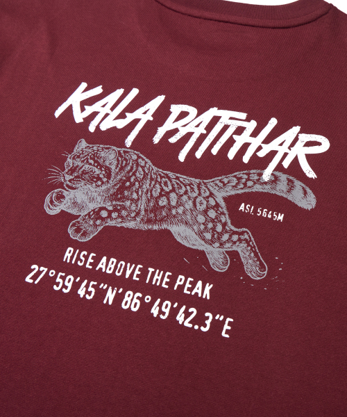 KALAPATTHAR(カラパタール)の「BACK KP TIGER GRAPHIC SHORT-SLEEVED T-SHIRT - WINE(Tシャツ/カットソー・メンズ・その他・MEDIUM/LARGE/X-LARGE)」の7枚目の写真