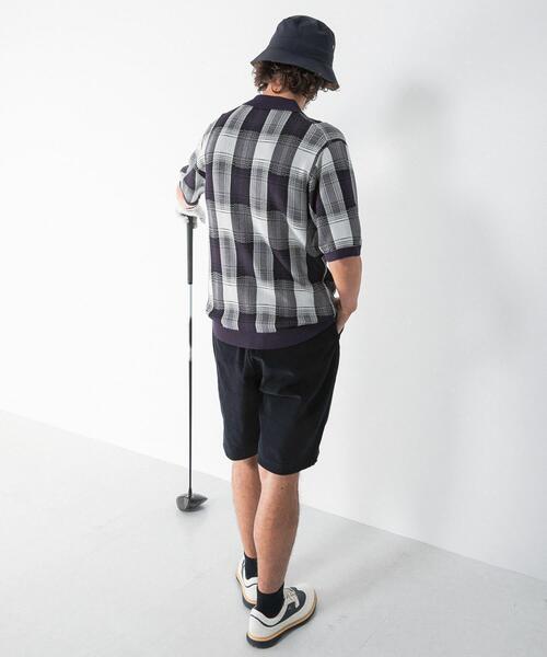 URBAN RESEARCH Sonny Label(アーバンリサーチサニーレーベル)の「OOPS チェックポロニット(ニット/セーター・メンズ・ブラウン系その他/ホワイト系その他・LARGE/X-LARGE/MEDIUM)」の9枚目の写真