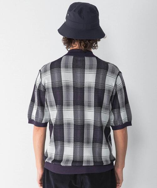 URBAN RESEARCH Sonny Label(アーバンリサーチサニーレーベル)の「OOPS チェックポロニット(ニット/セーター・メンズ・ブラウン系その他/ホワイト系その他・LARGE/X-LARGE/MEDIUM)」の13枚目の写真