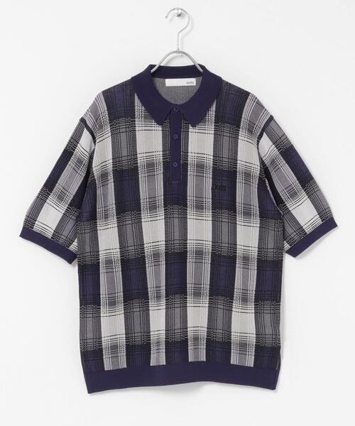 URBAN RESEARCH Sonny Label(アーバンリサーチサニーレーベル)の「OOPS チェックポロニット(ニット/セーター・メンズ・ブラウン系その他/ホワイト系その他・LARGE/X-LARGE/MEDIUM)」の14枚目の写真